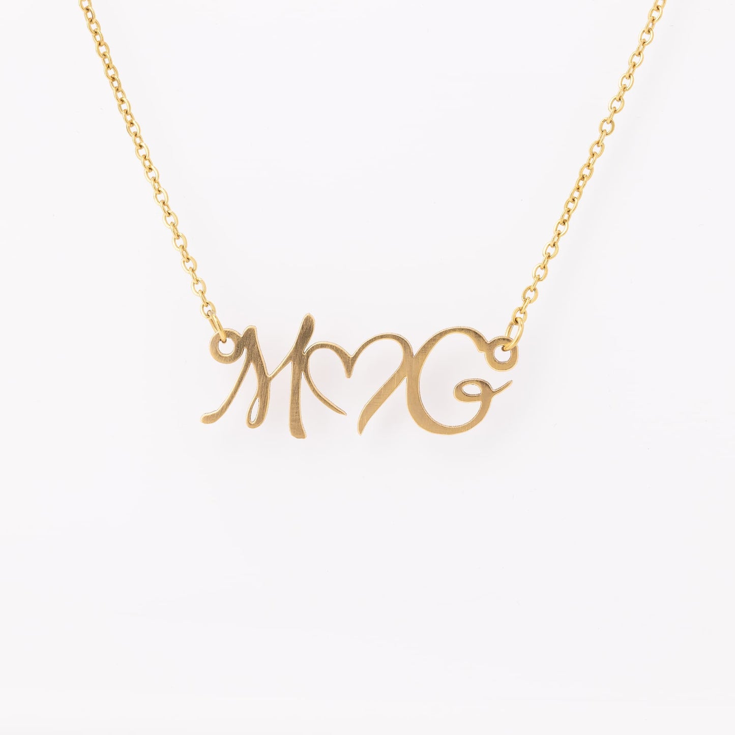 Couple's Initials Necklace