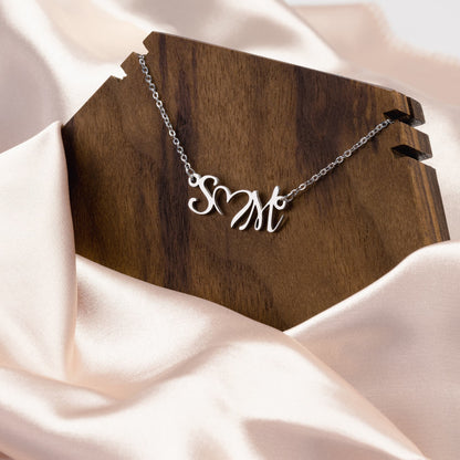 Couple's Initials Necklace