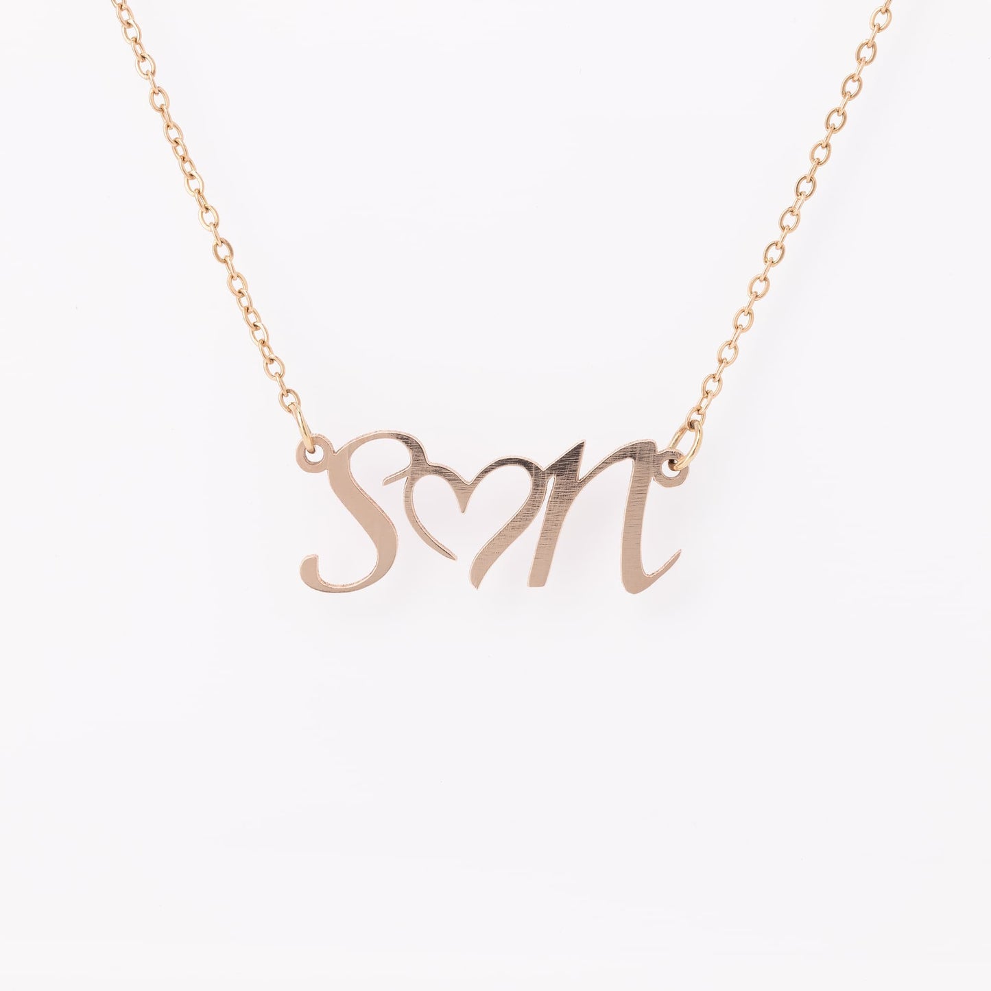 Couple's Initials Necklace