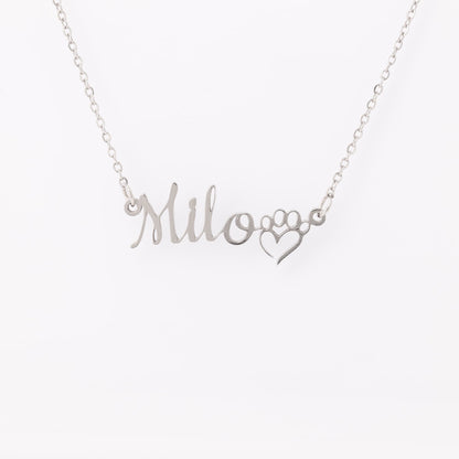 Pet Name Necklace