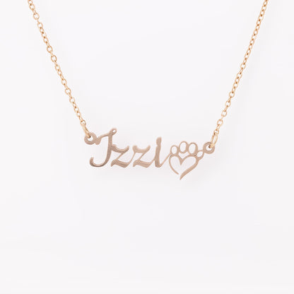 Pet Name Necklace