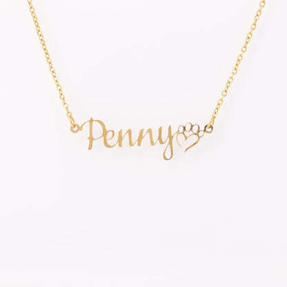 Pet Name Necklace