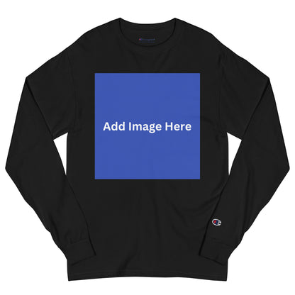 Front Image | Champion Long Sleeve Shirt Blank