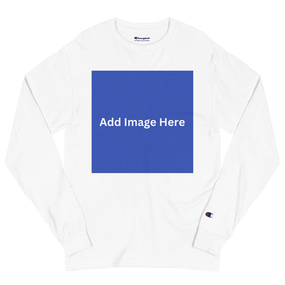 Front Image | Champion Long Sleeve Shirt Blank